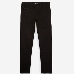 The Kooples Slim-fit plain black jeans in cotton canvas (Size 32)